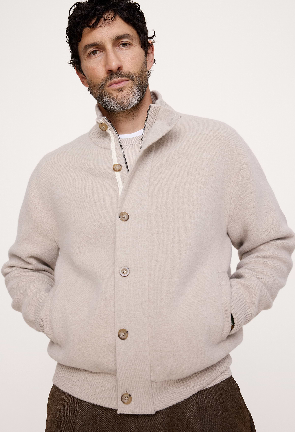 Felted Wool Sweater Jacket