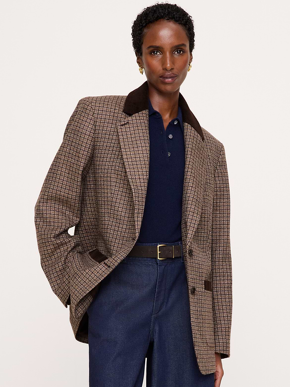 Boyfriend Italian Tweed Blazer