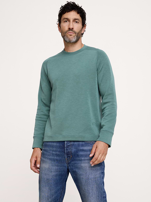 Slub Double-Knit Crew-Neck T-Shirt