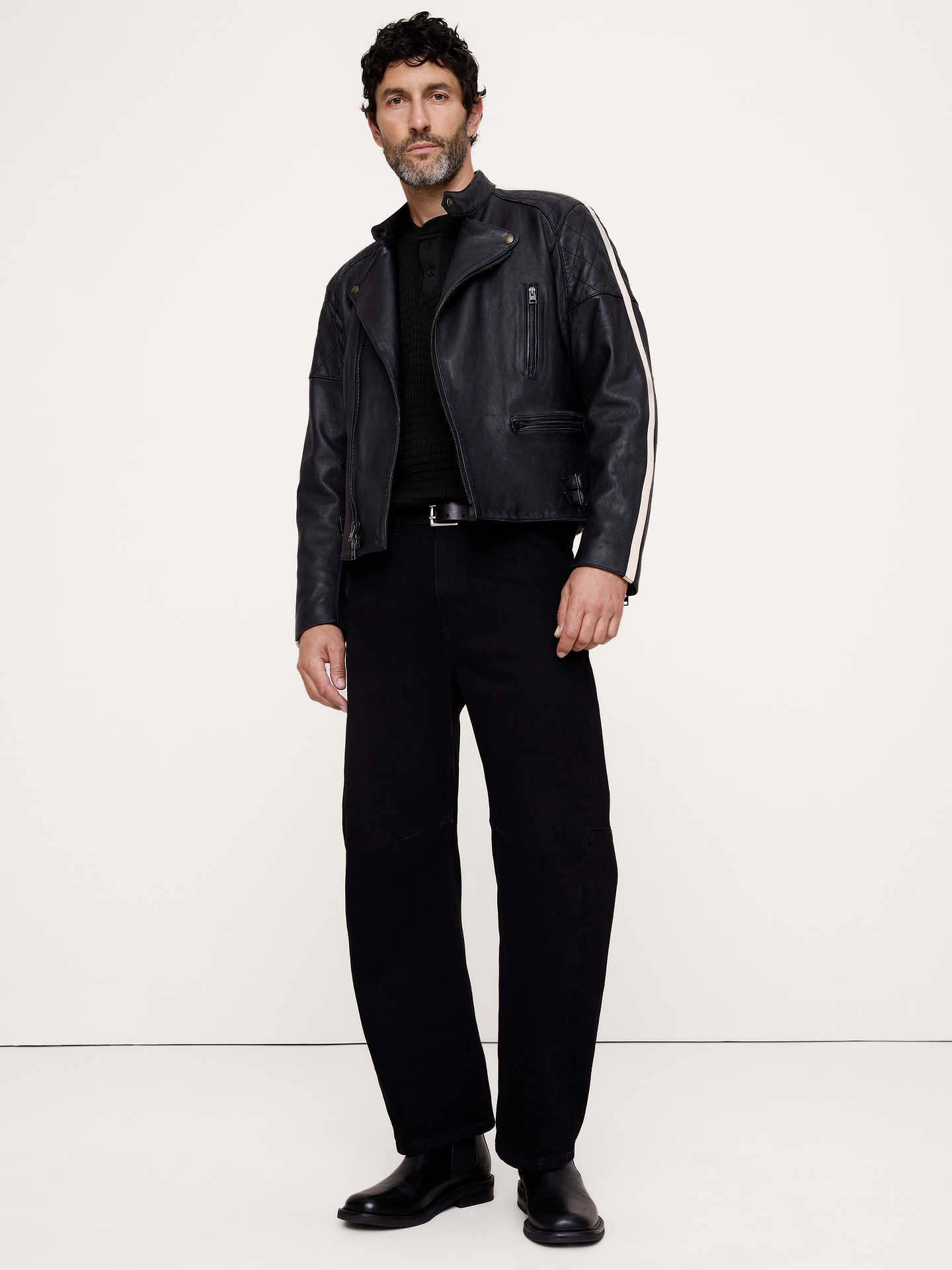 Image 3 of 6, Alpine Thermal Henley Bamboo-Stitch T-Shirt