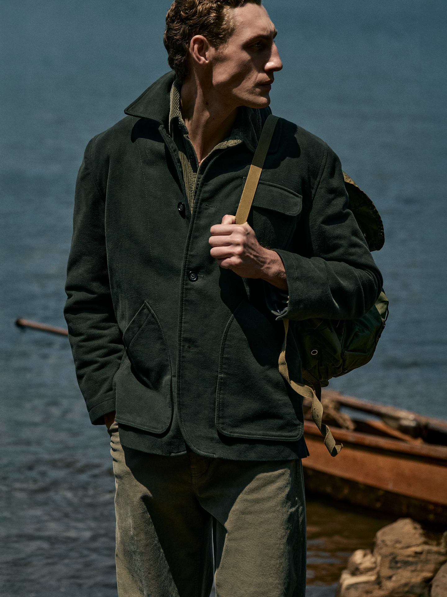 Image 8 of 8, Italian Moleskin Barn Jacket