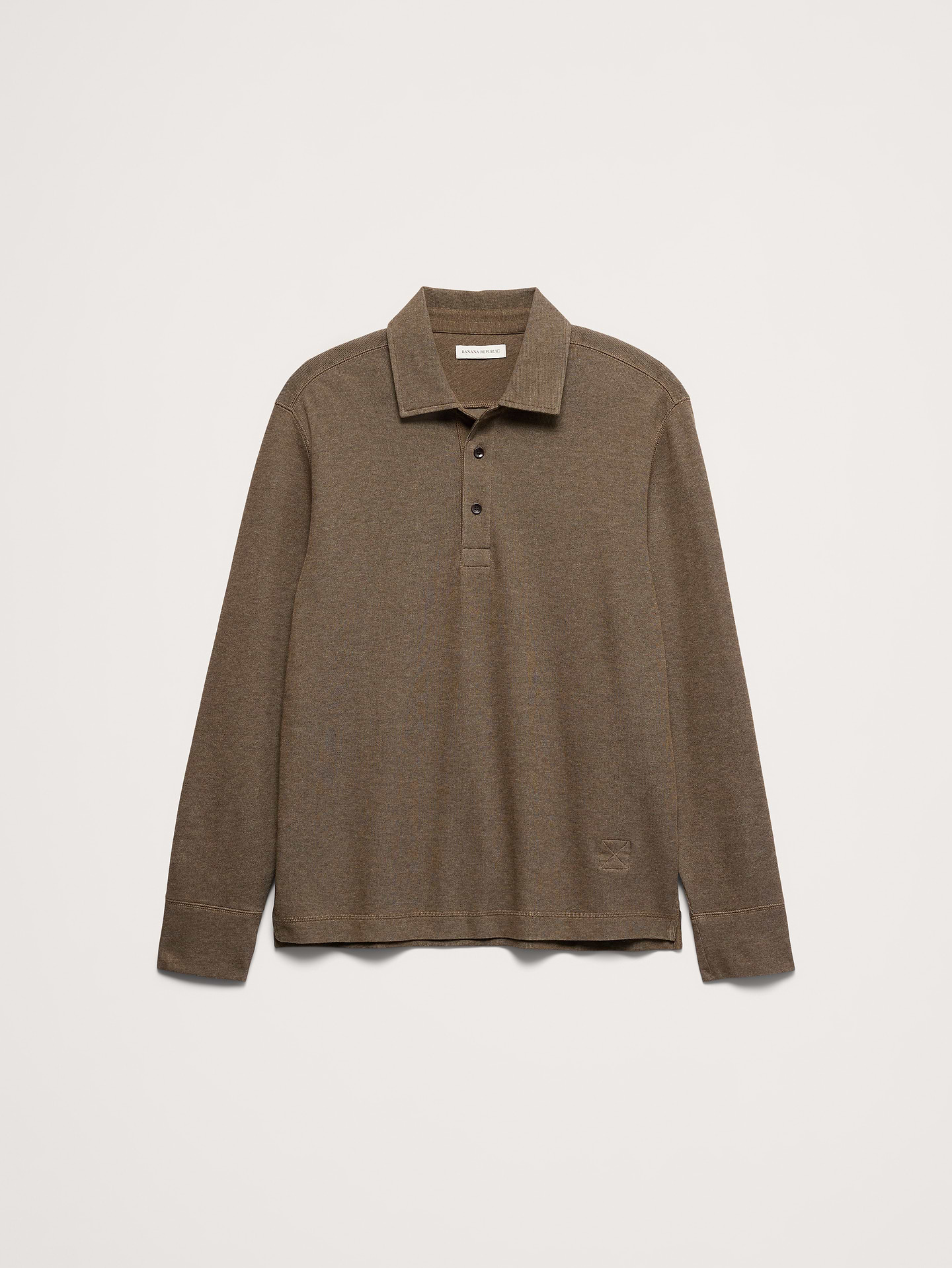 Image 4 of 4, Slub Double-Knit Polo