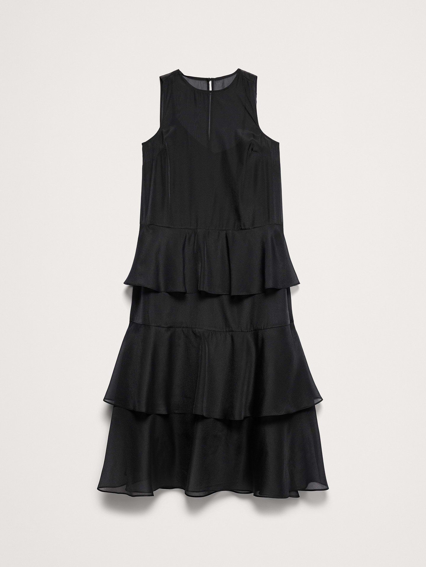 Image 4 of 4, Organza Tiered Maxi Dress