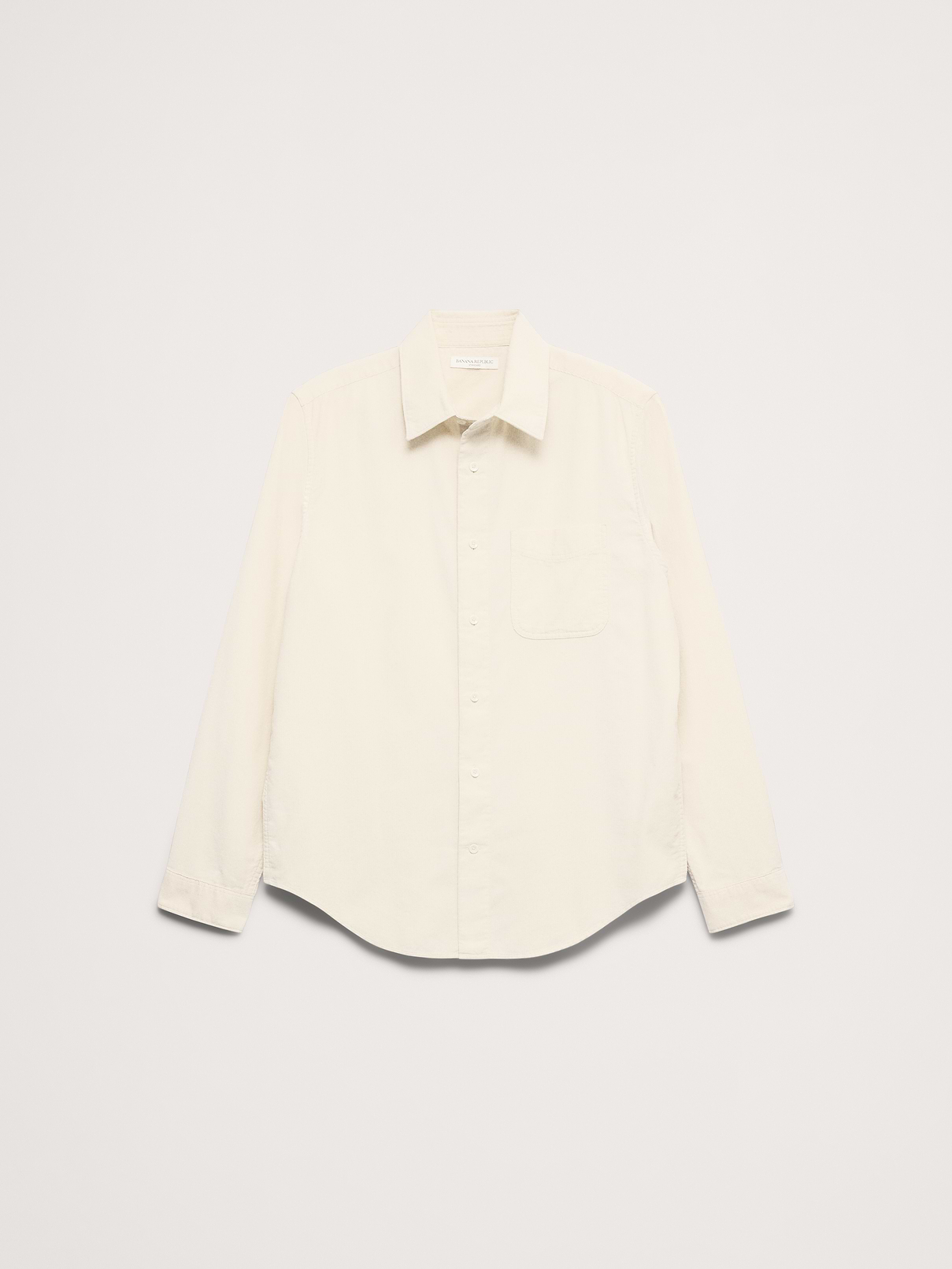 Image 4 of 8, Standard-Fit Lightweight Corduroy Shirt