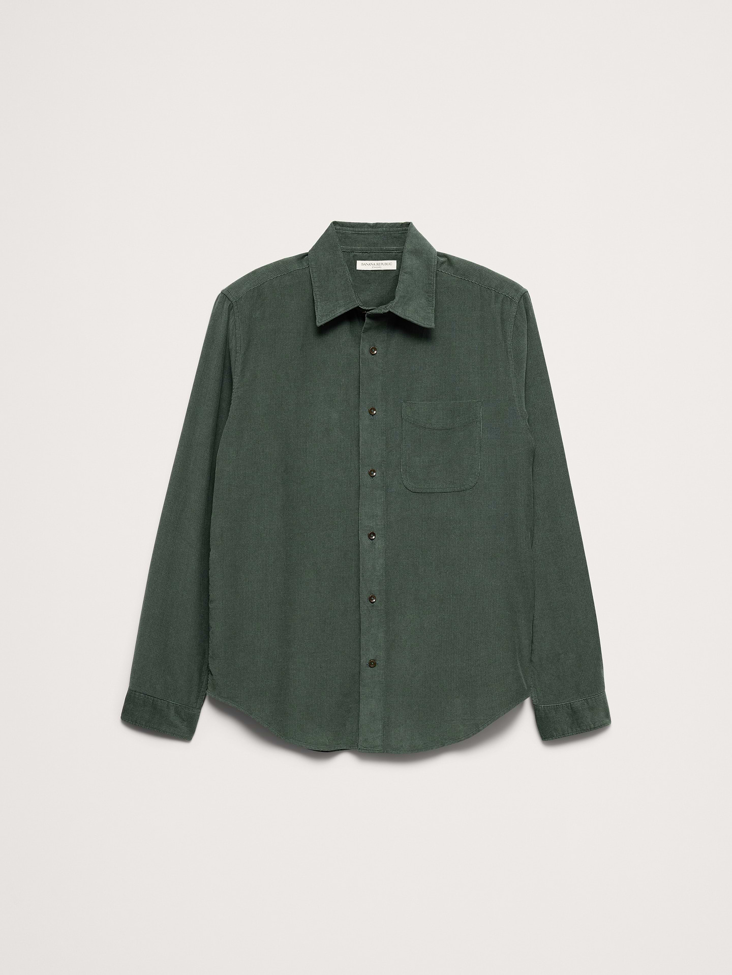 Image 3 of 8, Standard-Fit Lightweight Corduroy Shirt