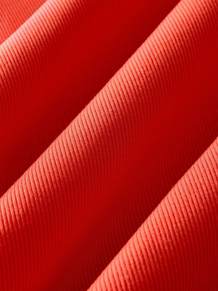 Image 4 of 7, Signature Rib V-Neck Top