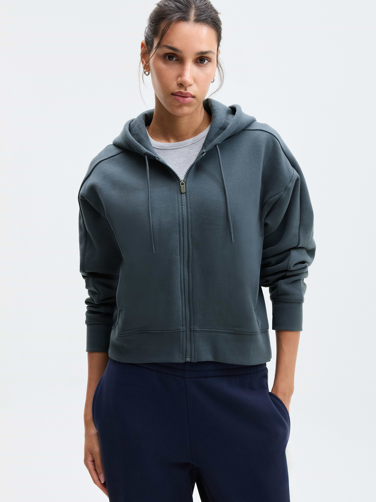 Image 1 of 3, FOR: Lounge and everyday movement, FEEL: Plush stretch fleece has a soft, brushed interior, FAVE: New and improved fit, plus streamlined side pockets, Product #1177320