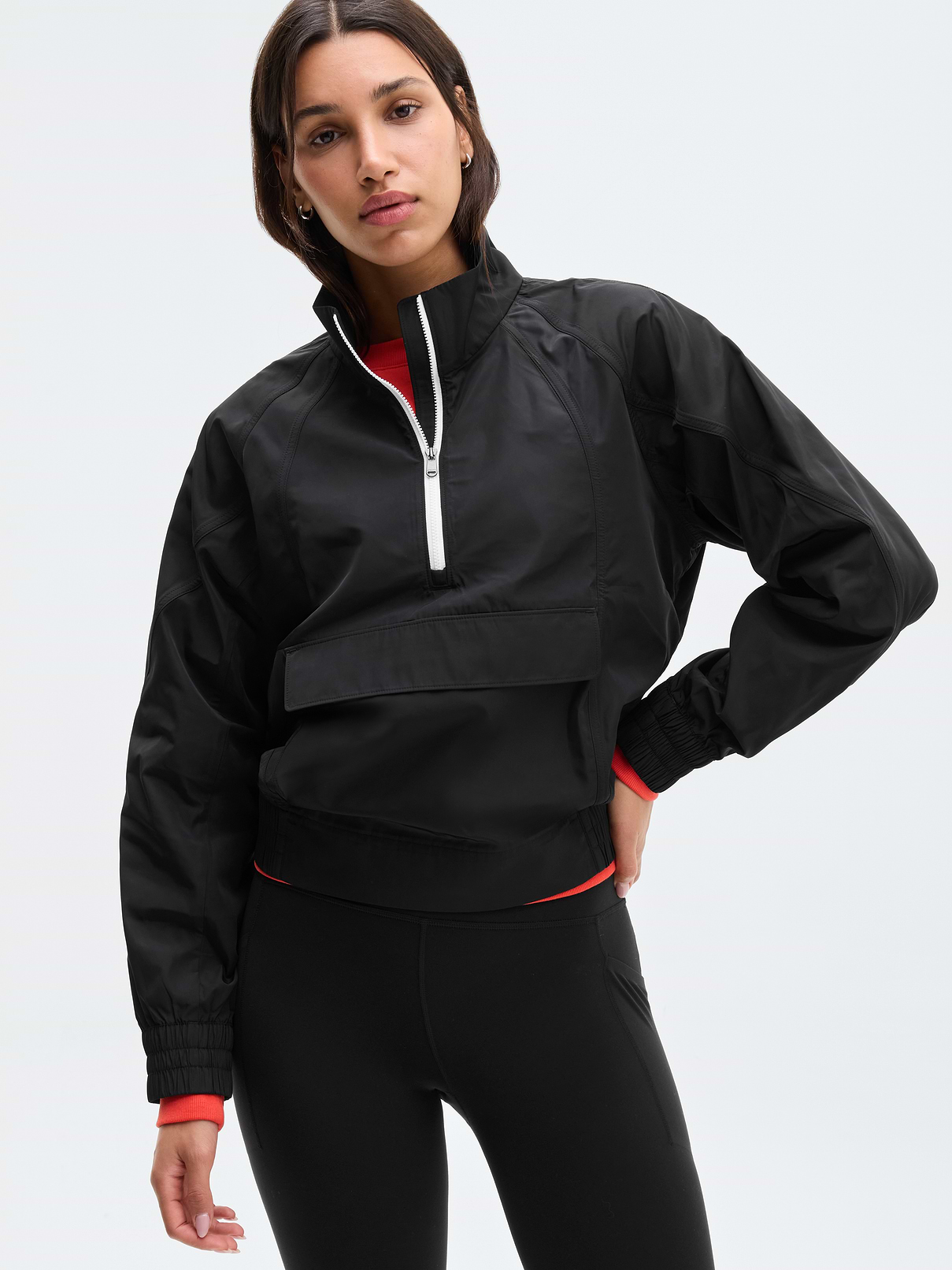 Image 1 of 3, FOR: Commuting, work, and travel, FEEL: Recycled polyester fabrication is sleek with a soft hand-feel, FAVE: Chest pocket keeps essentials close, Product #1190908