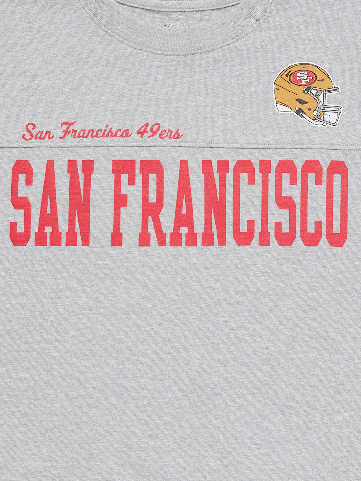 Image 5 of 5, San Francisco 49ers Vintage Oversized T-Shirt for Women