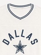 Image 5 de 5, Robe de football courte surdimensionnée des Cowboys de Dallas pour femme