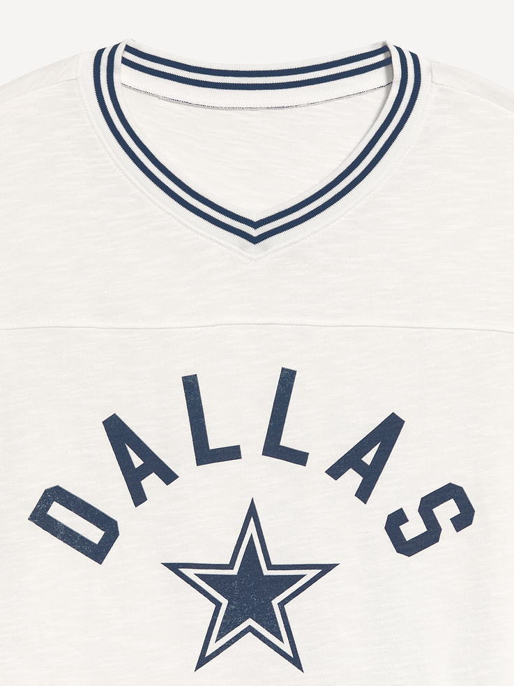 Image 5 of 5, Dallas Cowboys Oversized Mini Football Dress for Women