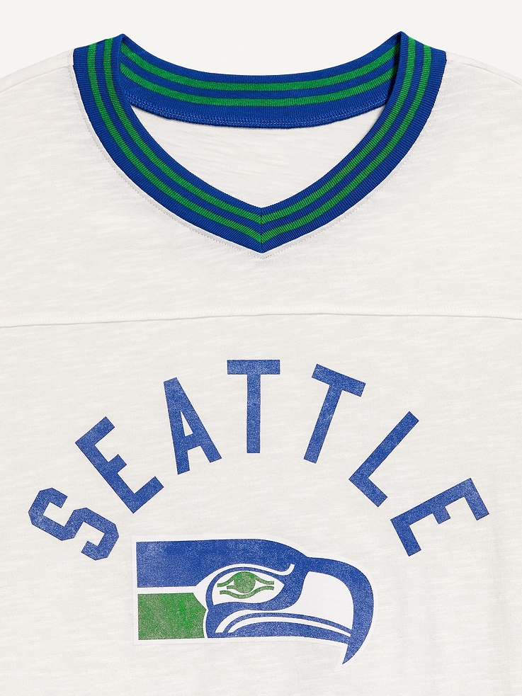 Image 5 of 5, Seattle Seahawks Oversized Mini Football Dress for Women