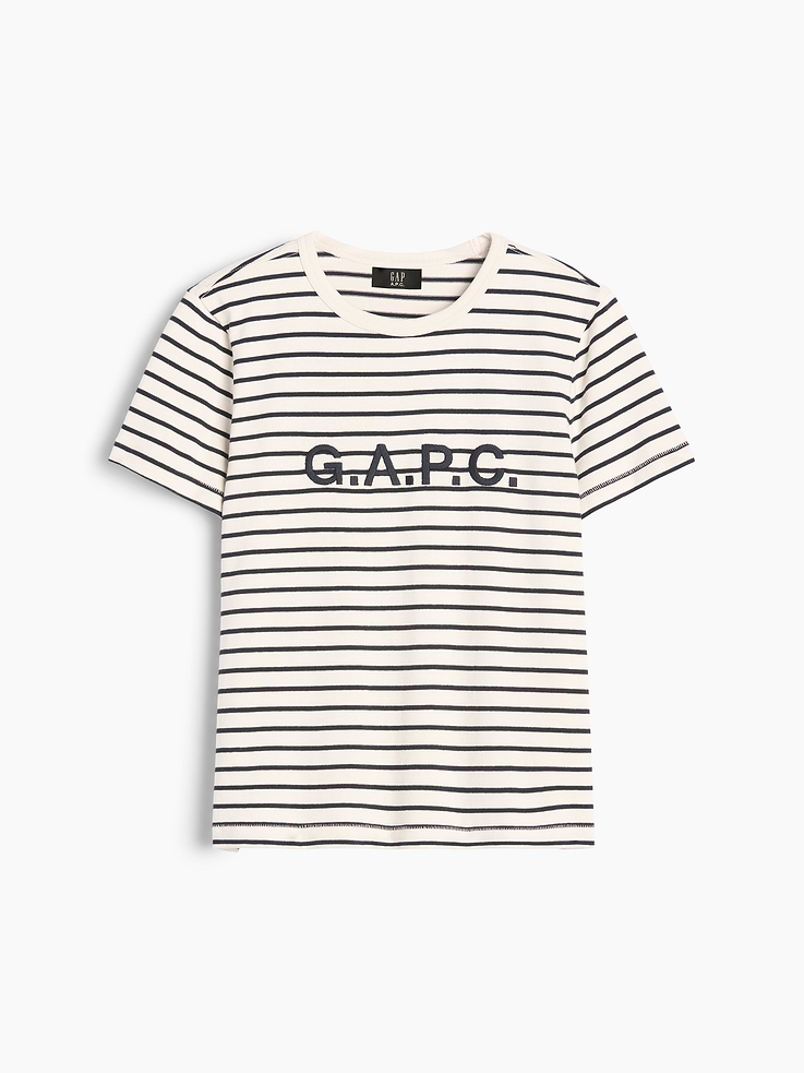 Image 6 of 6, Gap × A.P.C. Logo T-Shirt, Cardmember Early Access