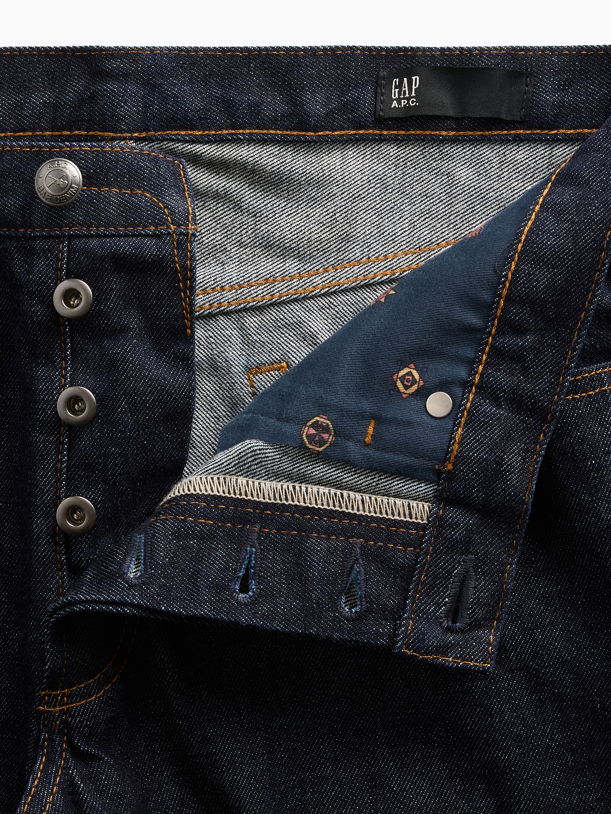 Gap × A.P.C. Japanese Denim Relaxed Straight Jeans | Gap