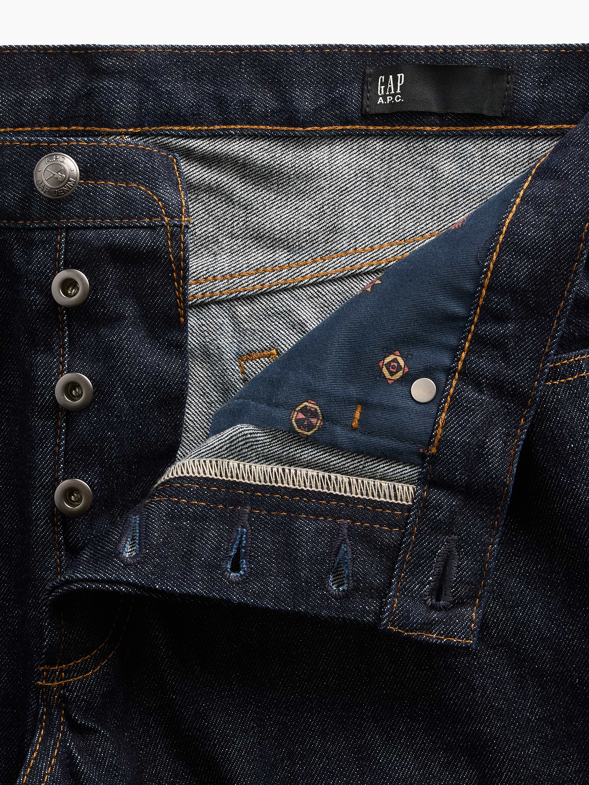 Gap × A.P.C. Japanese Denim Relaxed Straight Jeans | Gap