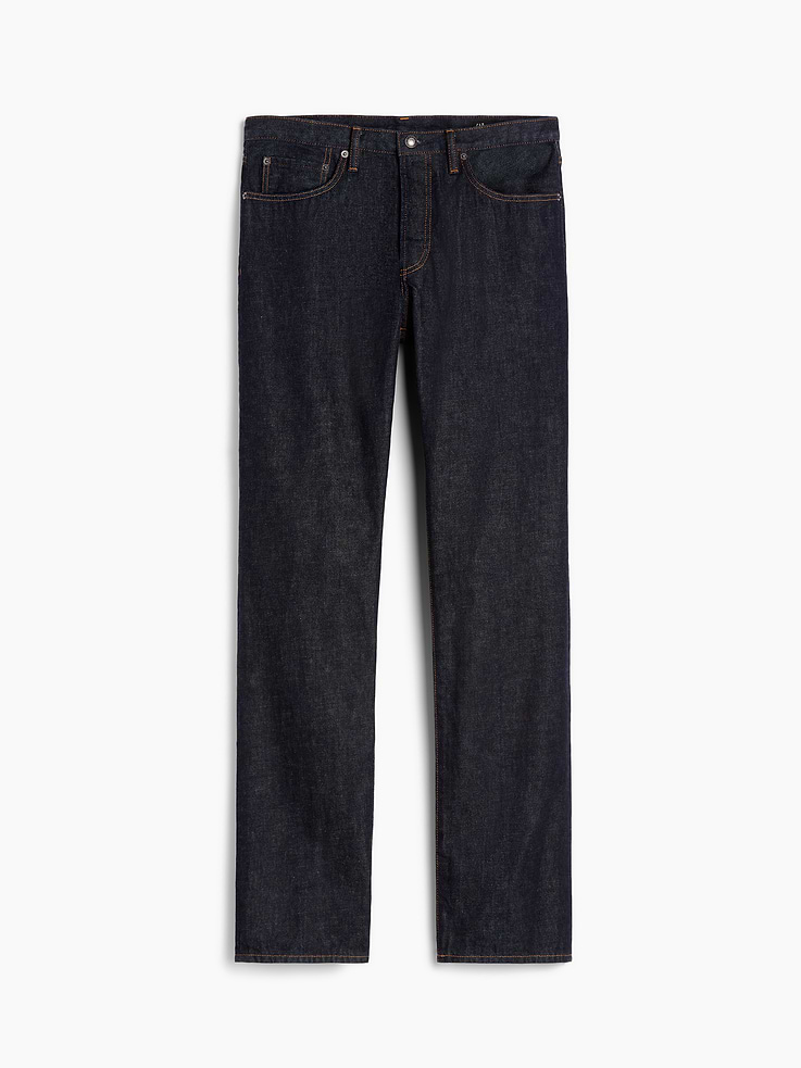 Image 10 of 10, Gap × A.P.C. Japanese Denim Relaxed Straight Jeans, Cardmember Early Access