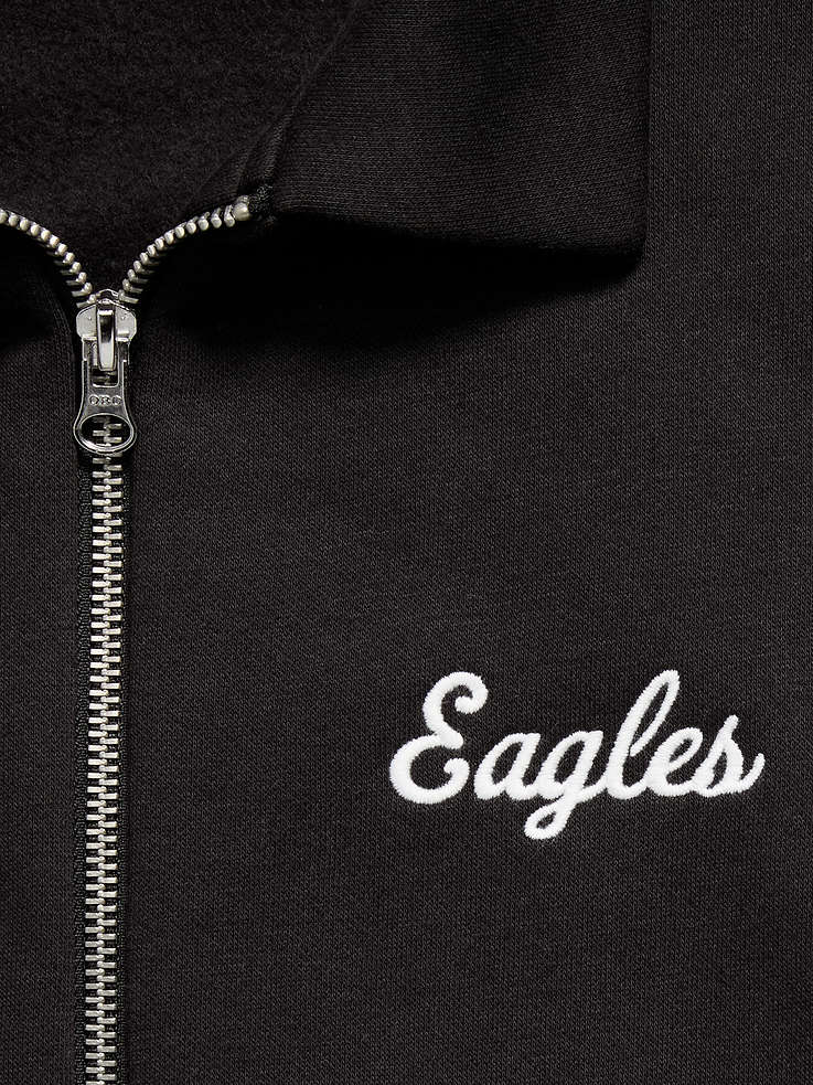Image 5 of 5, Philadelphia Eagles Oversized Fleece Bomber Jacket for Women