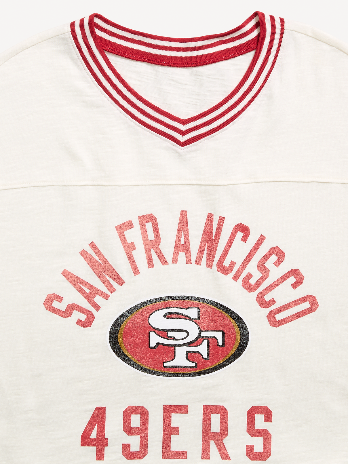 Image 5 of 5, San Francisco 49ers Oversized Mini Football Dress for Women
