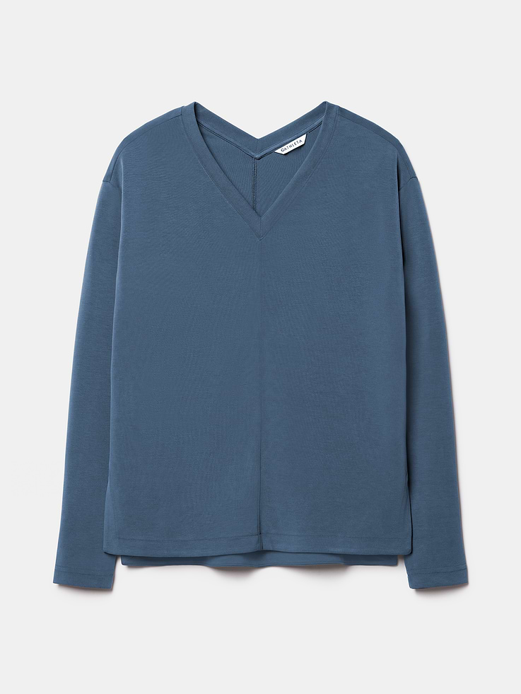 Image 6 of 6, Seasoft V-Neck Sweatshirt