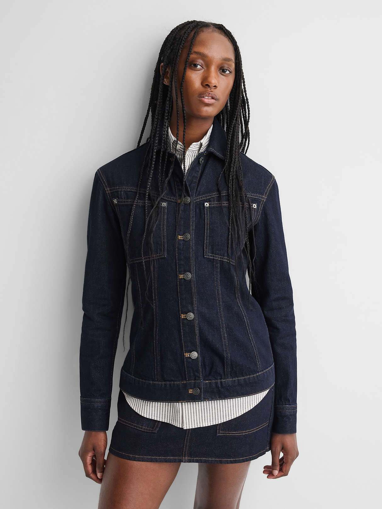 Gap × A.P.C. Structured Denim Jacket | Gap