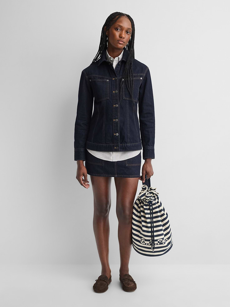Image 2 of 9, Gap × A.P.C. Structured Denim Jacket, Cardmember Early Access