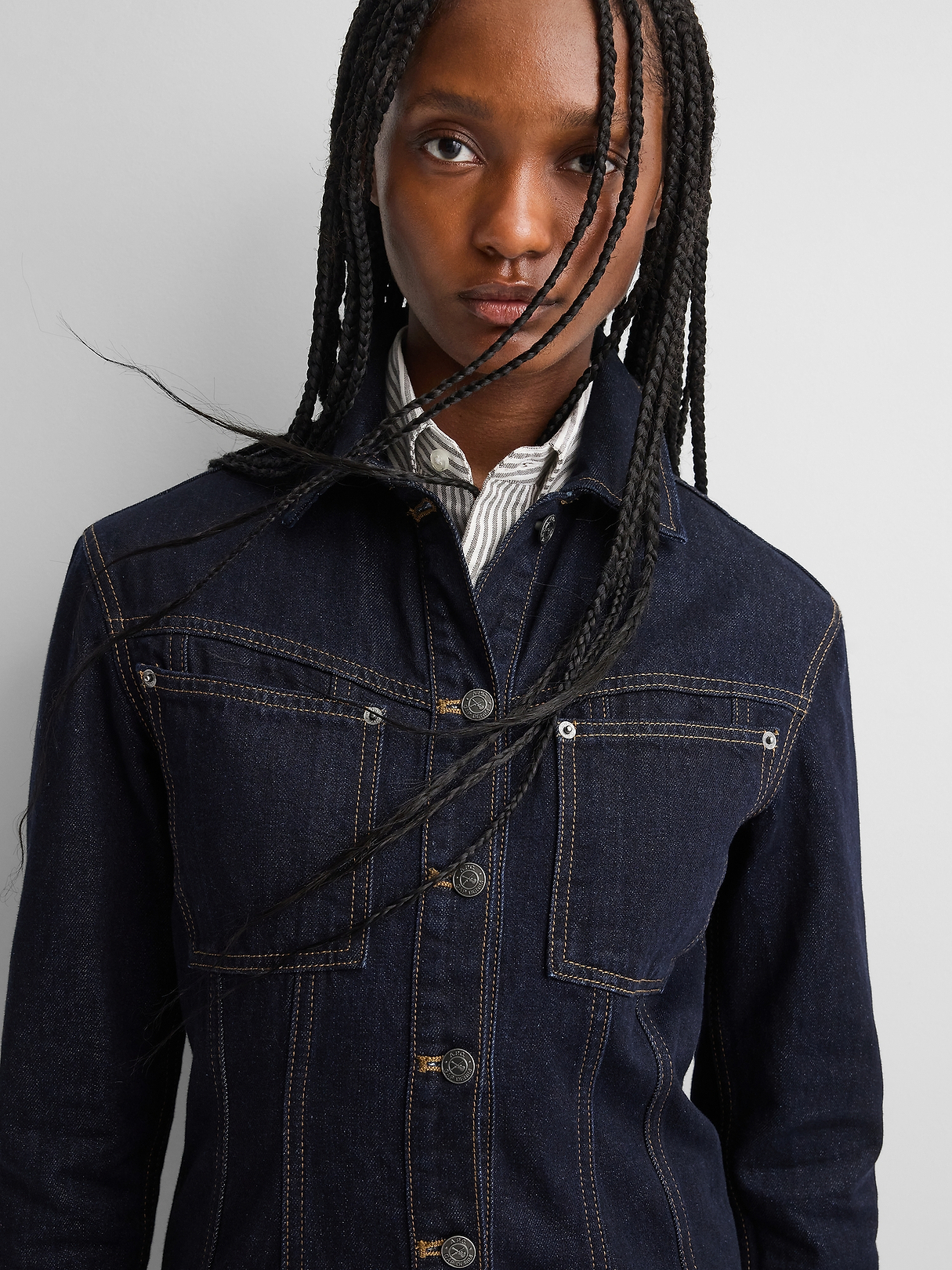 Gap × A.P.C. Structured Denim Jacket | Gap