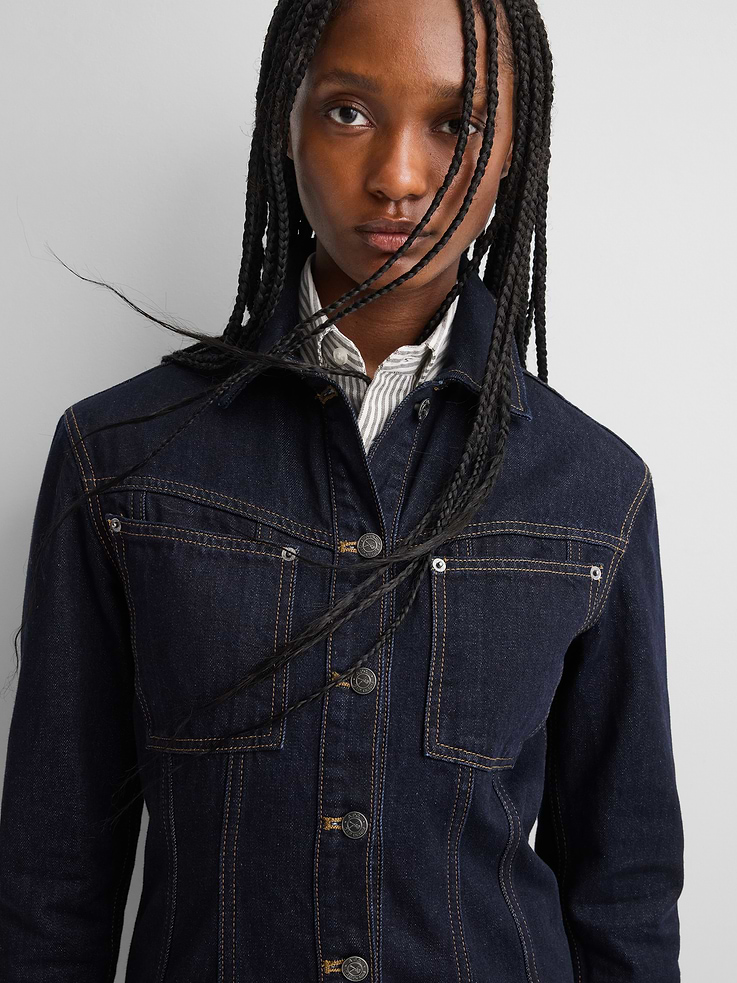 Image 5 of 9, Gap × A.P.C. Structured Denim Jacket, Cardmember Early Access