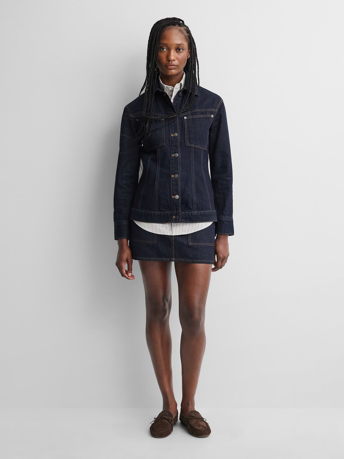 Gap × A.P.C. Denim Mini Skirt