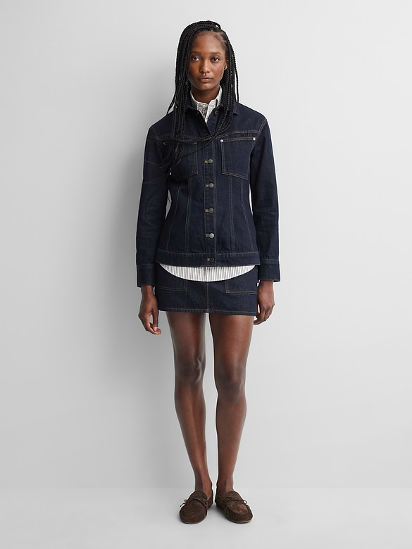 Gap × A.P.C. Denim Mini Skirt