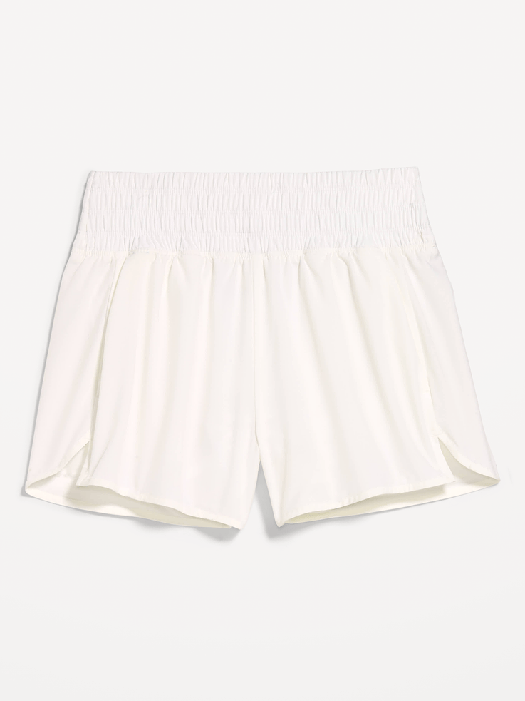 Image 8 of 9, Extra High-Waisted Crinkle Run Shorts -- 3-inch inseam