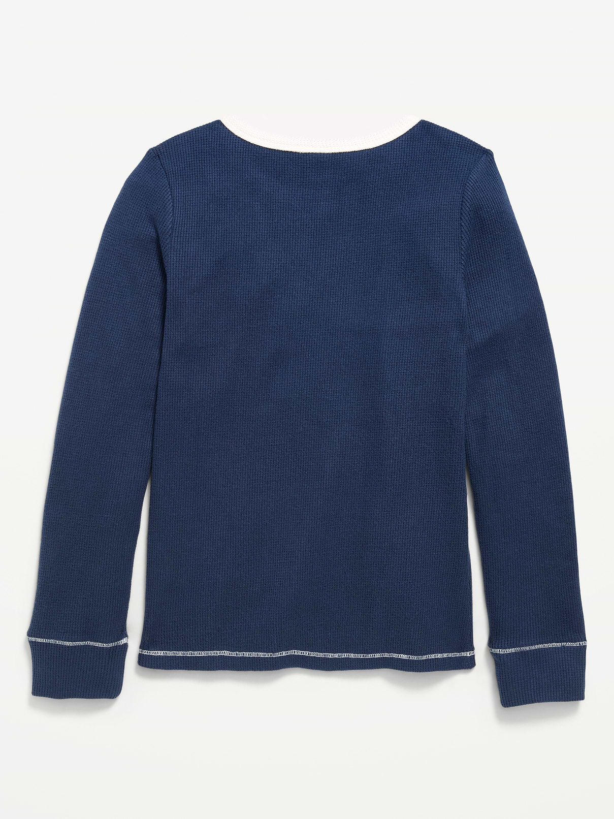 Image 3 of 4, Long-Sleeve CozePlush Fitted Top for Girls