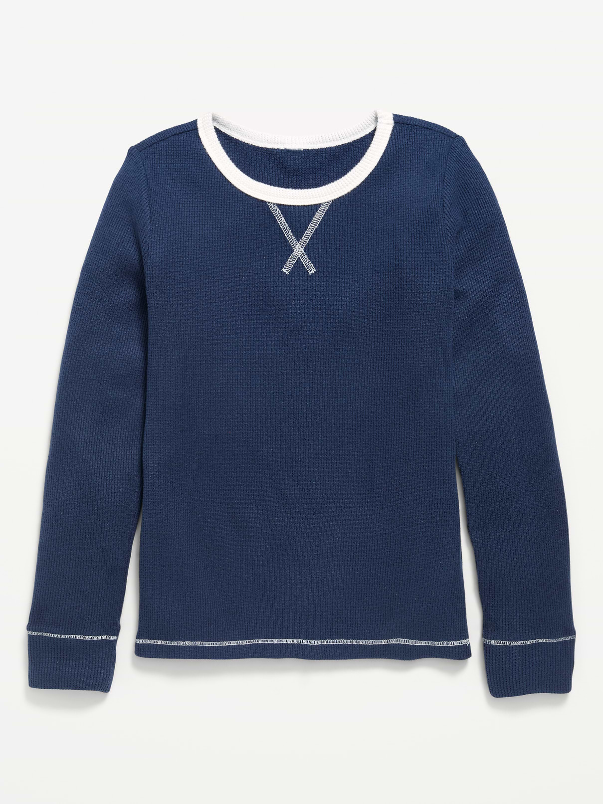 Image 2 of 4, Long-Sleeve CozePlush Fitted Top for Girls
