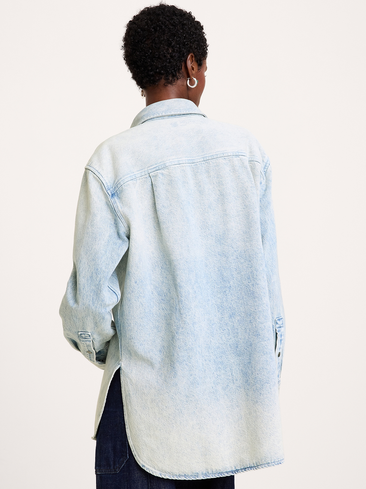 The Oversized Denim Shirt | Banana Republic