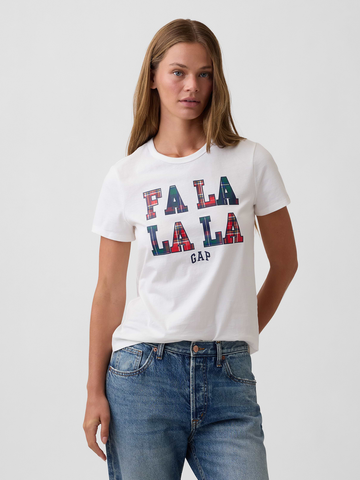 Image 1 of 5, Soft jersey knit., Short sleeves., Crewneck., Graphic at front., Product #1187228
