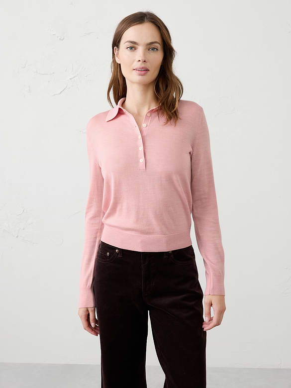 Merino Wool Sweater Polo