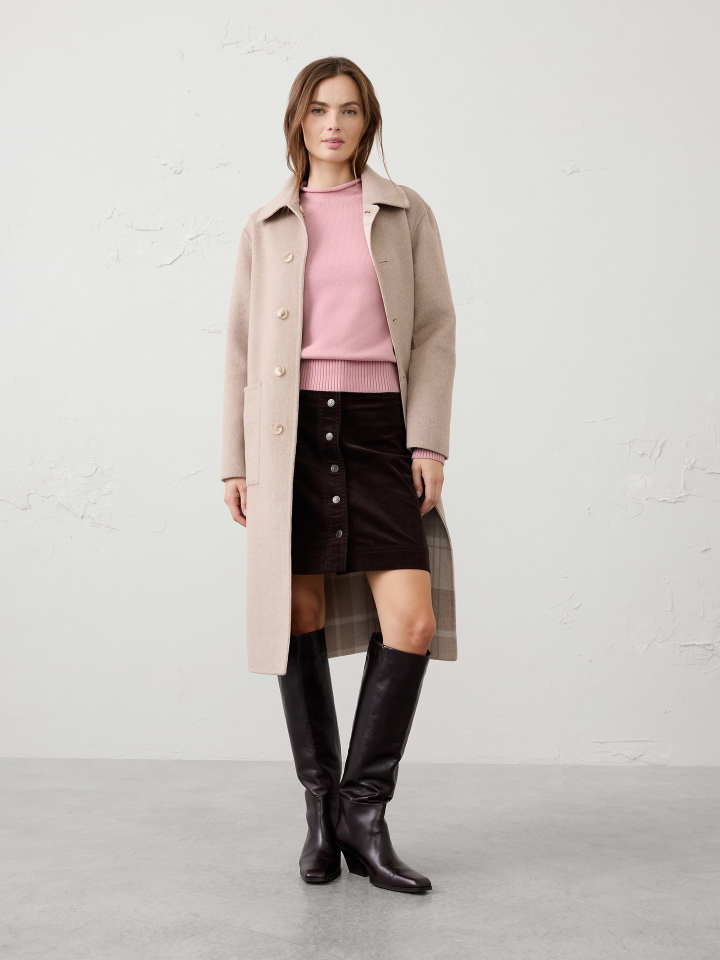 Image 3 of 8, Perfectly Soft Roll Mock-Neck Sweater