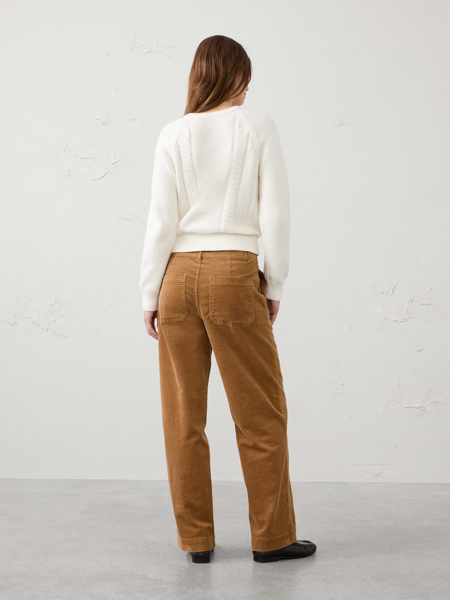 Image 2 of 3, Straight-Leg Mid-Rise Corduroy Pant