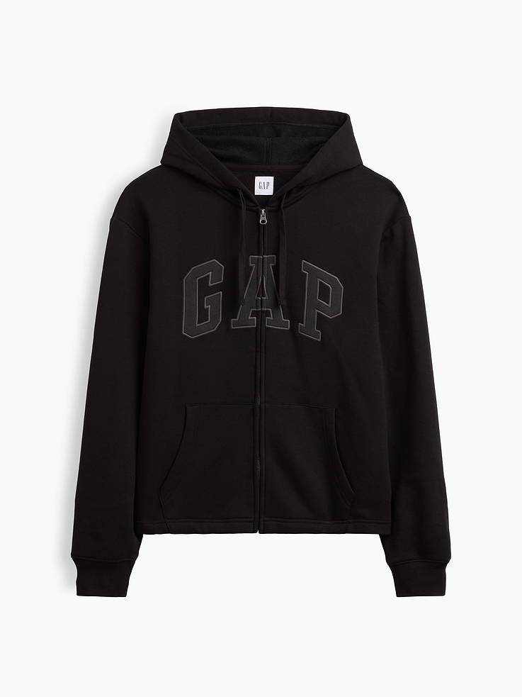 Image 4 of 4, Adult Boxy Gap Logo Zip Hoodie