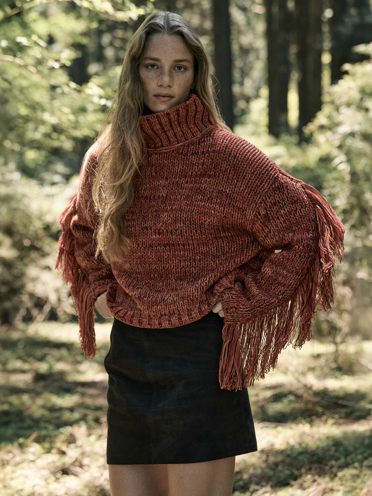 Image 4 of 8, Suede Mini Skirt