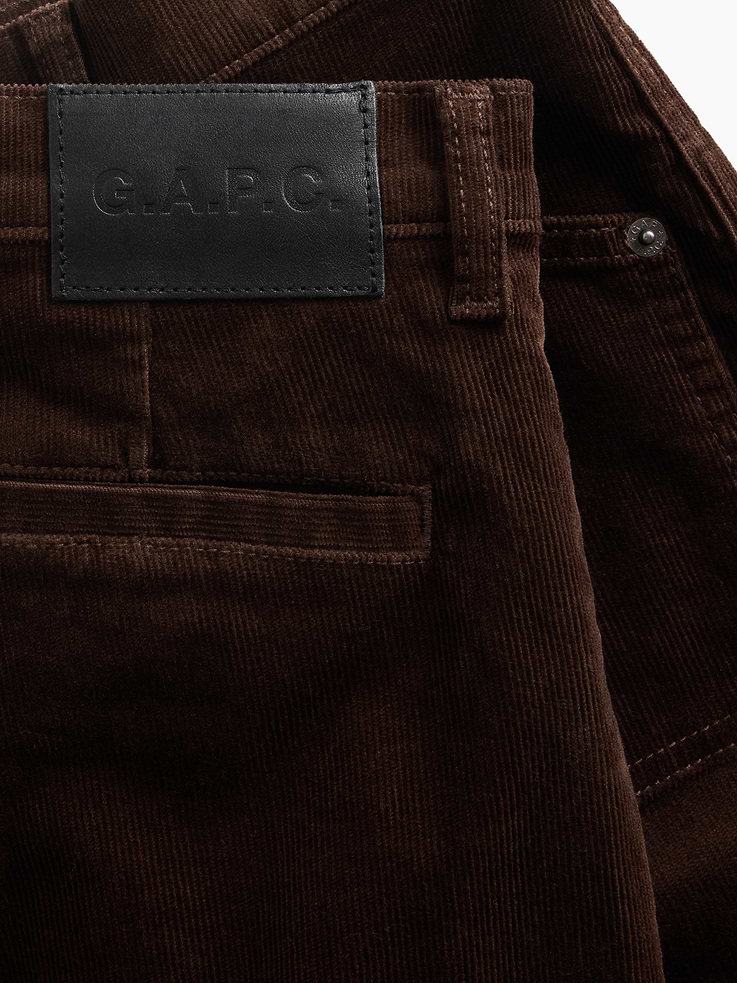 Image 8 of 9, Gap × A.P.C. High Rise Corduroy Stride Pants, Cardmember Early Access