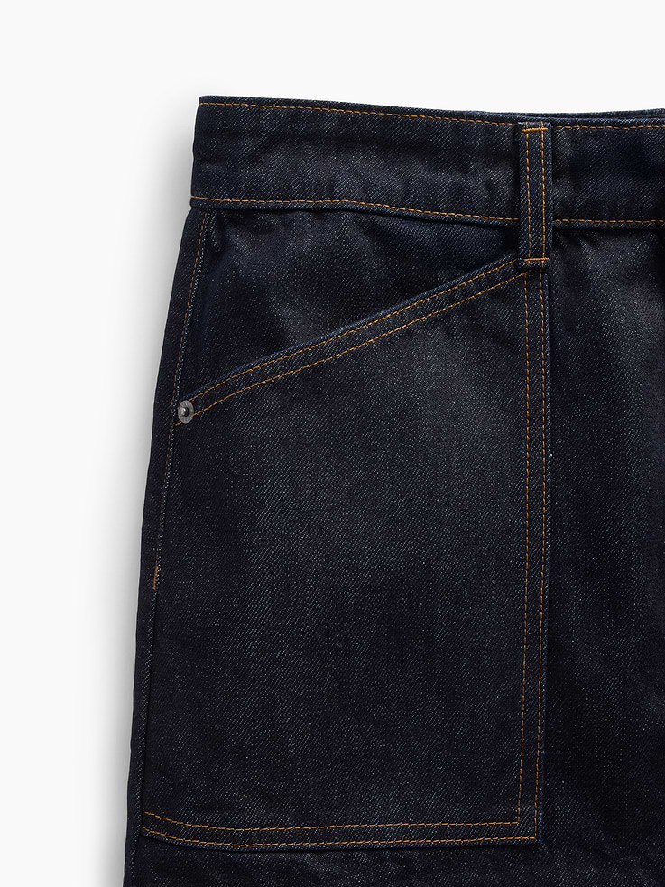 Image 7 of 10, Gap × A.P.C. Denim Mini Skirt, Cardmember Early Access