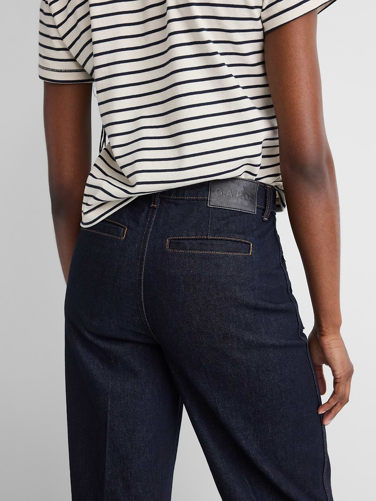 Image 5 of 9, Gap × A.P.C. High Rise Stride Jeans, Cardmember Early Access