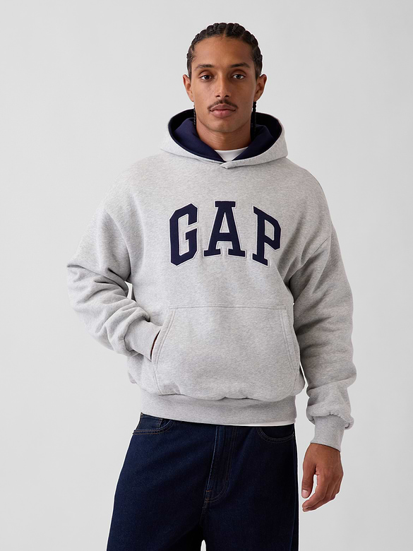 Adult VintageSoft Reversible Oversized Logo Hoodie