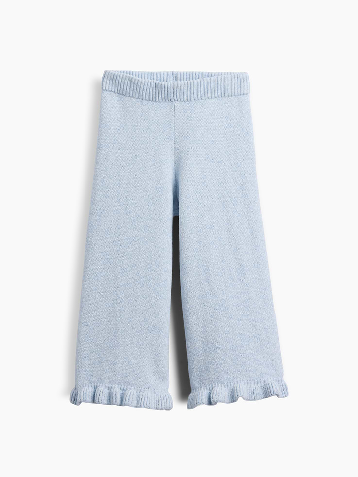 Image 2 of 4, Baby & Toddler CashSoft Ruffle Sweater Pants