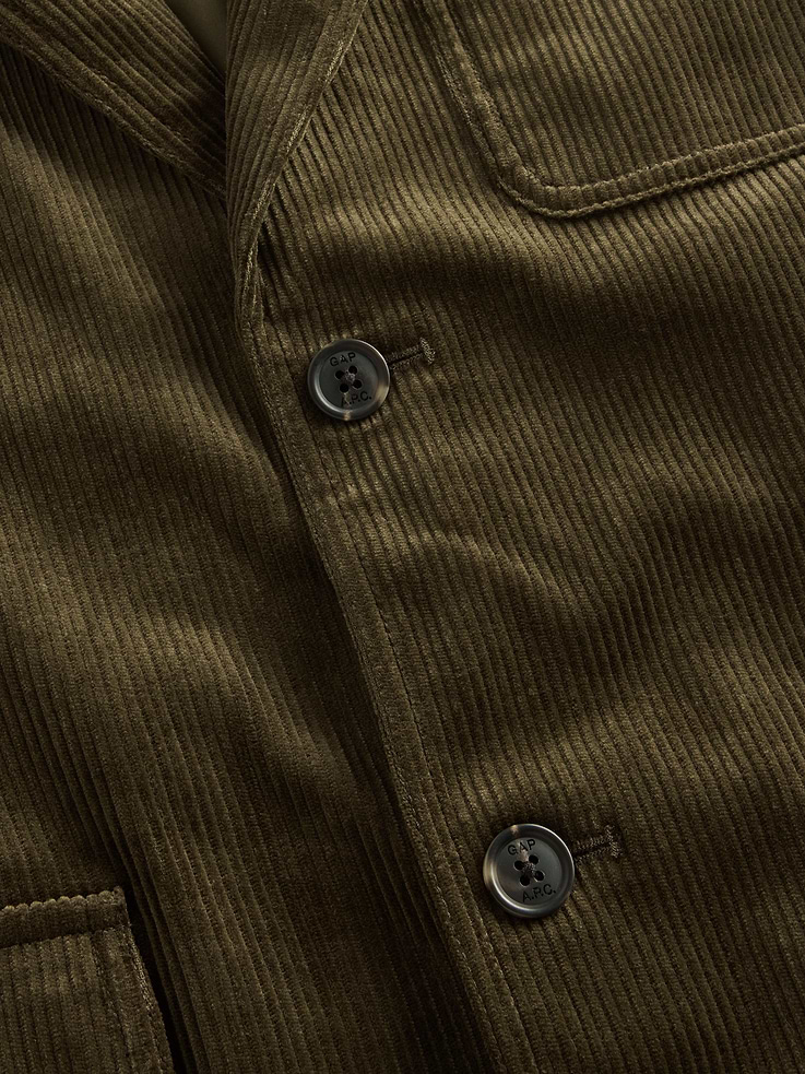 Image 6 of 9, Gap × A.P.C. Corduroy Blazer