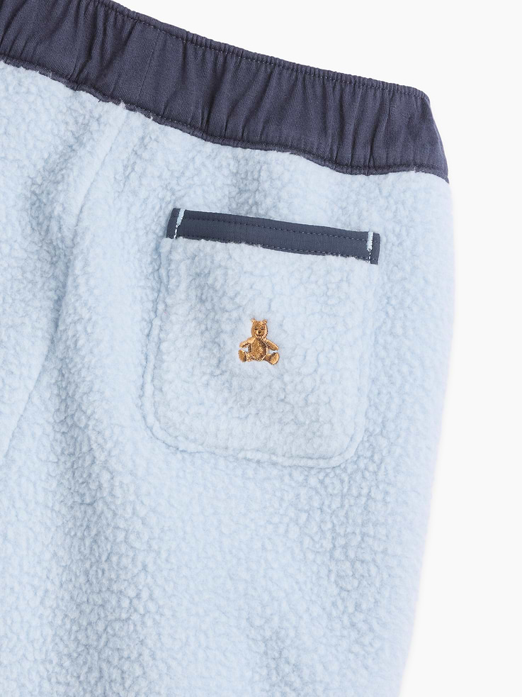 Image 4 of 4, Baby & Toddler Sherpa Joggers