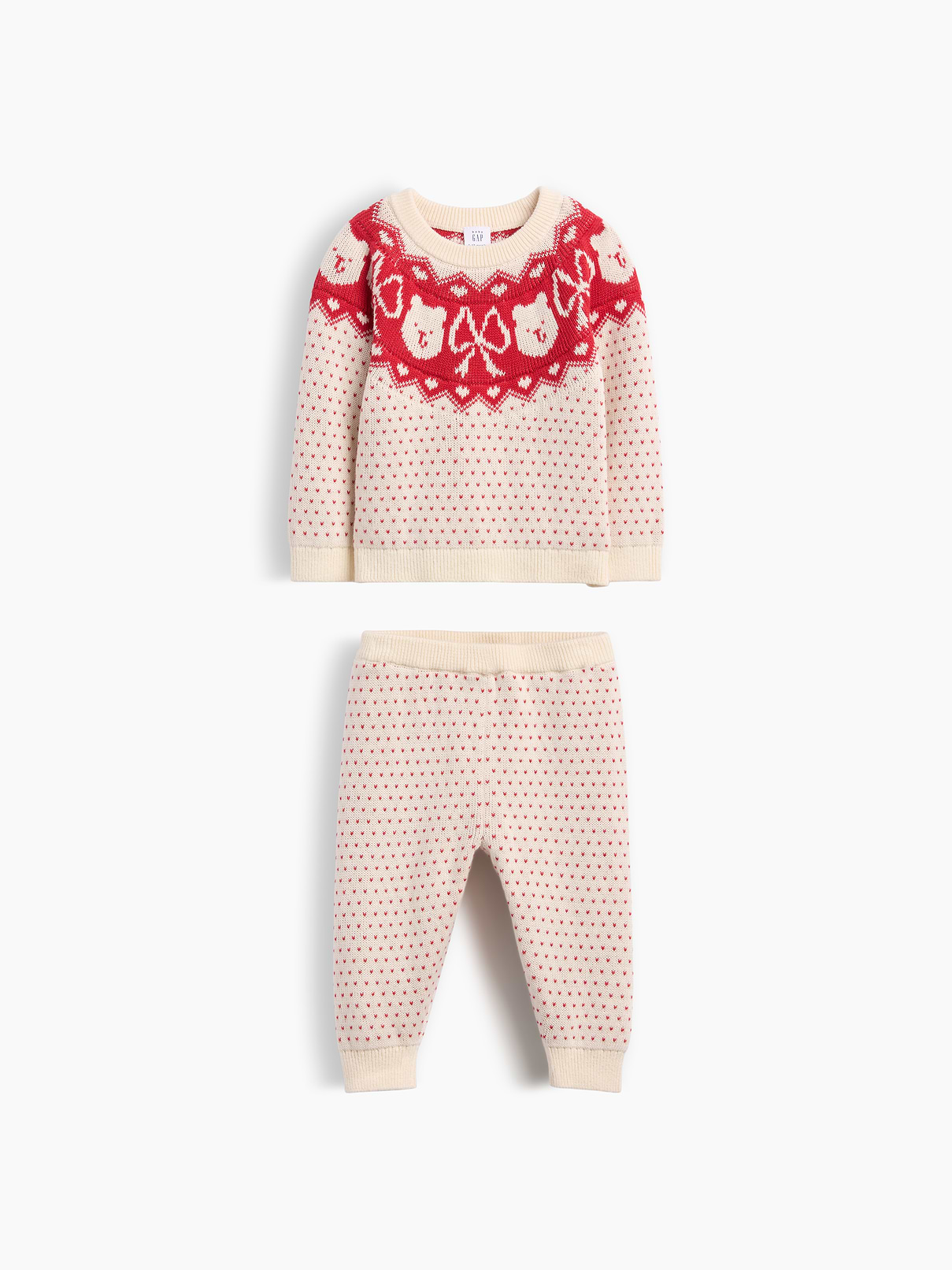 Baby Fair Isle Brannan Bear Sweater Outfit Set