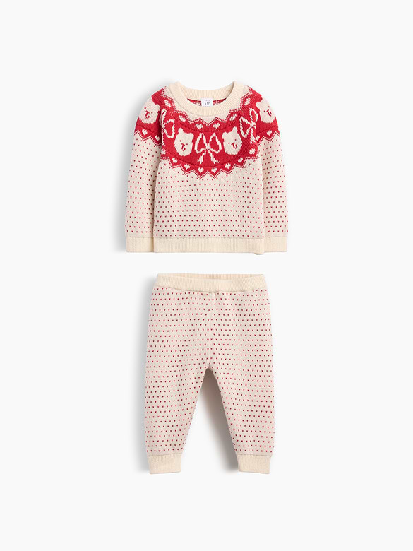 Baby Fair Isle Brannan Bear Sweater Outfit Set