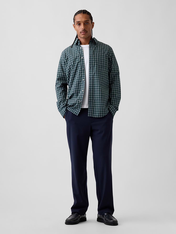 Image 5 of 7, 365 E-Waist Loose Trousers