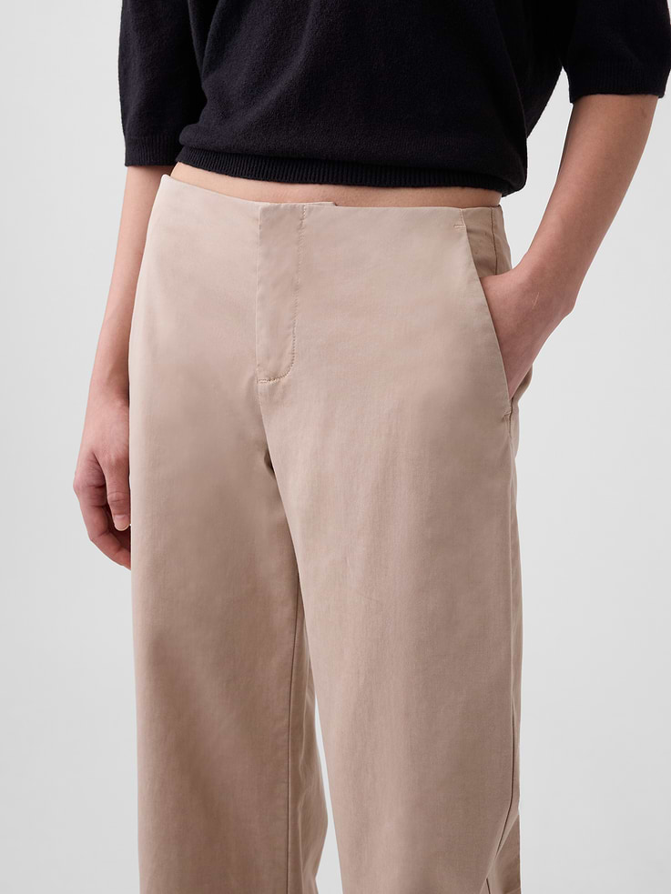 Image 5 of 6, Low Rise Relaxed Flare Pants
